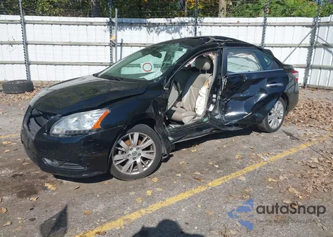 2013 Nissan Sentra Sl из США, поврежденный, VIN 3N1AB7APXDL736314